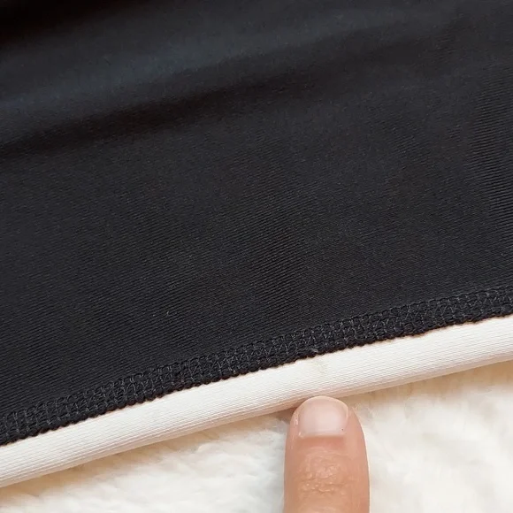 Nordic Track Black White High Rise Athletic Leggings Size L - Picture 14 of 14